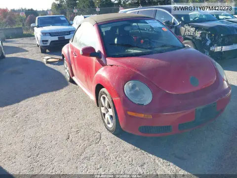 3VWRG31Y07M420273 — 2007 Volkswagen Beetle, Естественный износ, фото до ремонта
