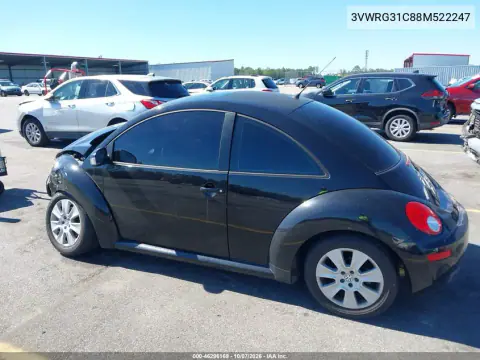 2008 Volkswagen New Beetle S/Se VIN 3VWRG31C88M522247 фото 4