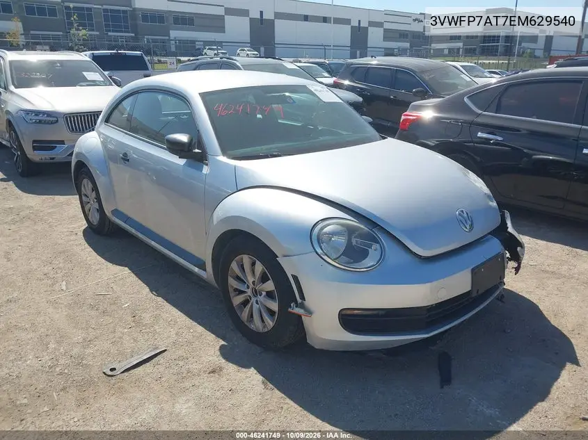2014 Volkswagen Beetle 2.5L Entry VIN 3VWFP7AT7EM629540 фото 2