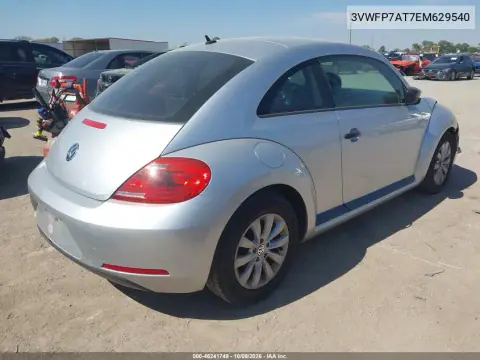 2014 Volkswagen Beetle 2.5L Entry VIN 3VWFP7AT7EM629540 фото 5