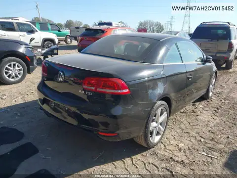 WVWFW7AH2CV015452 — 2012 Volkswagen EOS, фото 4 с аукциона IAAI, Передний левый