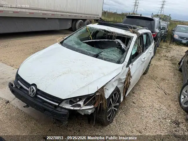 3VW017AU2HM516972 — 2017 Volkswagen Golf 1.8 Tsi 4MOTION, фото 2 с аукциона IAAI 29.09.2026, Опрокидывание