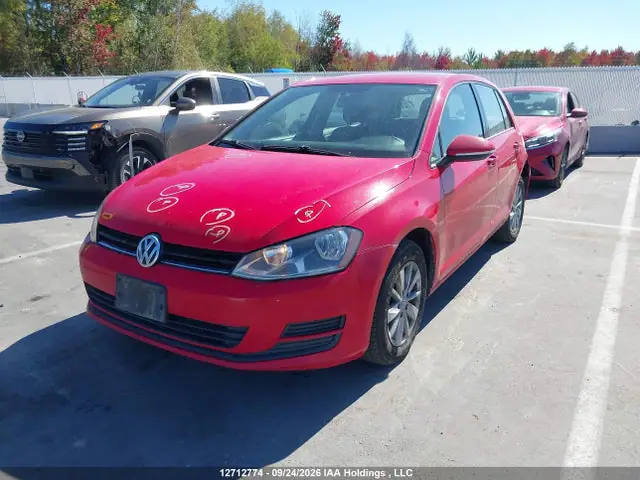 2015 Volkswagen Golf 1.8 Tsi Comfortline/1.8 Tsi Highline/1.8 Tsi Trendline VIN 3VW217AU0FM104362 фото 2