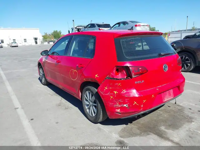 2015 Volkswagen Golf 1.8 Tsi Comfortline/1.8 Tsi Highline/1.8 Tsi Trendline VIN 3VW217AU0FM104362 фото 3