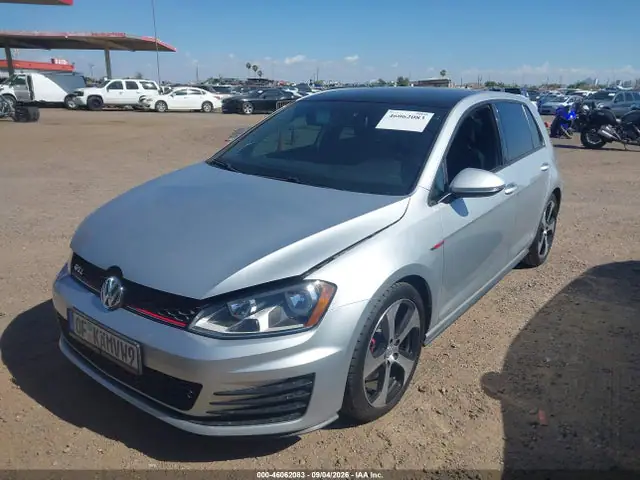 2015 Volkswagen Golf Gti 2.0t Autobahn 4-door VIN 3VW4T7AU9FM019314 фото 2