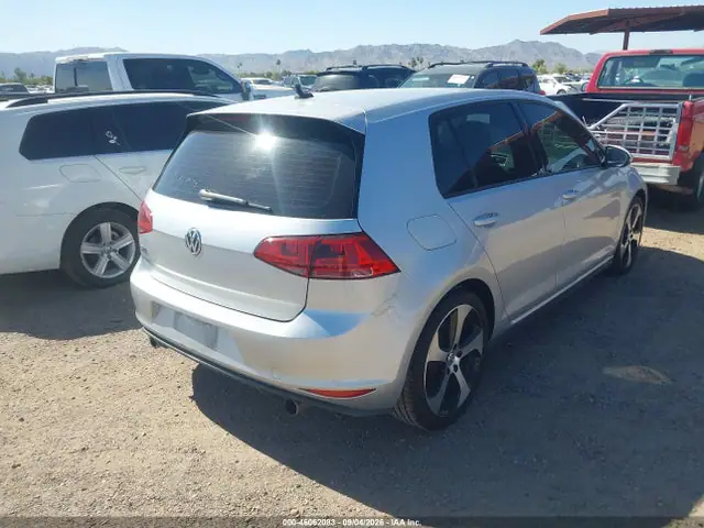 2015 Volkswagen Golf Gti 2.0t Autobahn 4-door VIN 3VW4T7AU9FM019314 фото 4