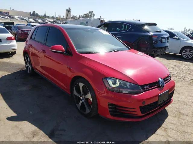 3VW547AU2HM073641 — 2017 Volkswagen Golf GTI Autobahn 4-Door/S 4-Door/SE 4-Door/Sport 4-Door, Задняя часть слева (Left Rear), фото до ремонта