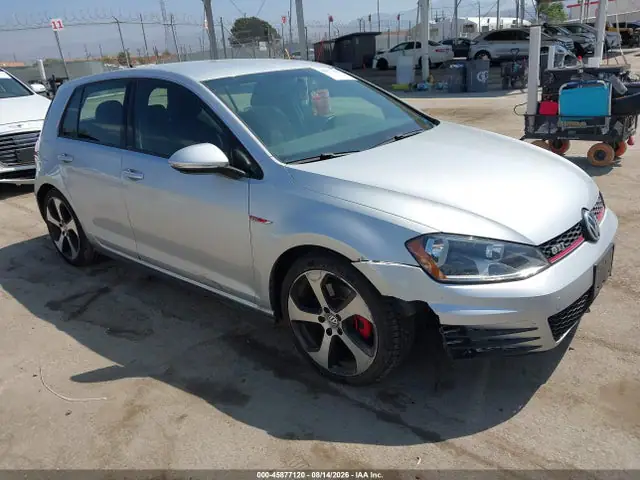3VW5T7AU8HM033261 — 2017 Volkswagen Golf GTI Autobahn 4-Door/S 4-Door/SE 4-Door/Sport 4-Door, Повреждения снизу (Undercarriage), фото до ремонта