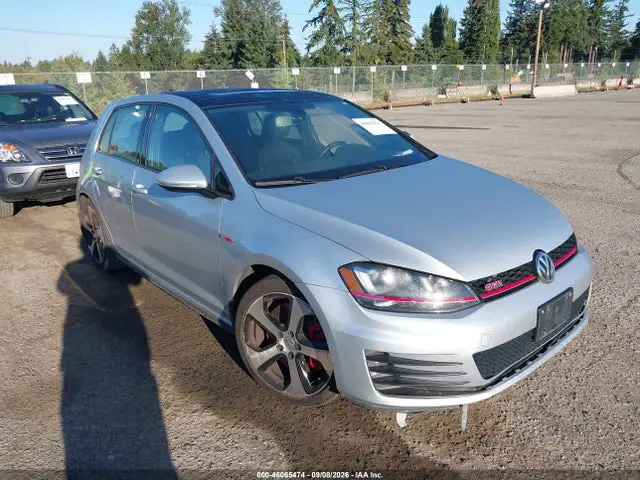 3VW447AU2HM007912 — 2017 Volkswagen Golf GTI SE 4-Door, Левый бок (Left Side), фото до ремонта