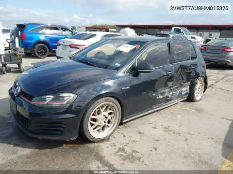 3VW5T7AU8HM015326 — 2017 Volkswagen Golf GTI, фото 3 с аукциона IAAI, Боковая часть