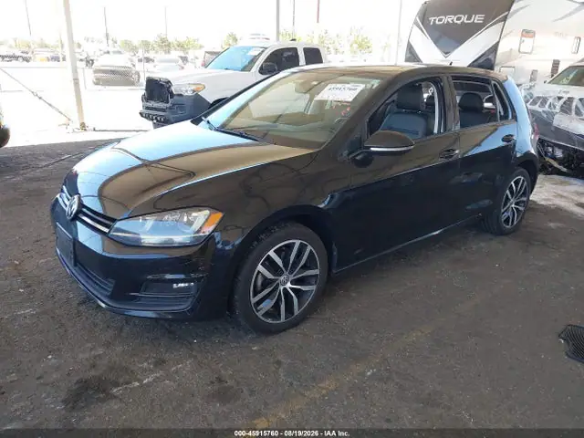 3VW217AU7GM020976 — 2016 Volkswagen Golf Tsi SE 4-Door, фото 2 с аукциона IAAI 13.10.2026, Повреждения снизу