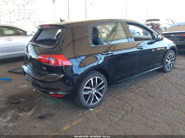 3VW217AU7GM020976 — 2016 Volkswagen Golf Tsi SE 4-Door, фото 4 с аукциона IAAI 13.10.2026, Повреждения снизу