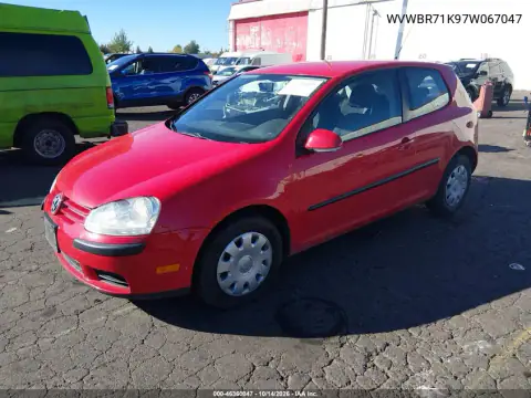 WVWBR71K97W067047 — 2007 Volkswagen GOLF, фото 3 с аукциона IAAI, Передняя часть справа