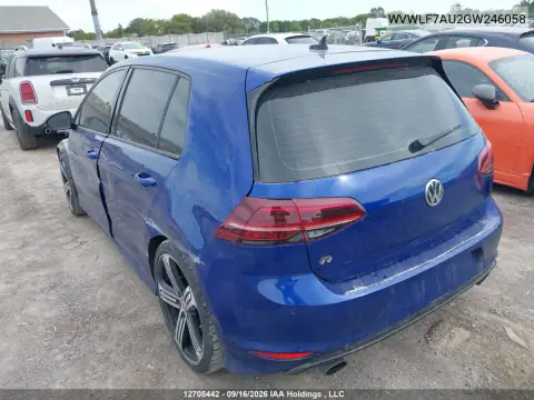 2016 Volkswagen Golf R VIN WVWLF7AU2GW246058 фото 3