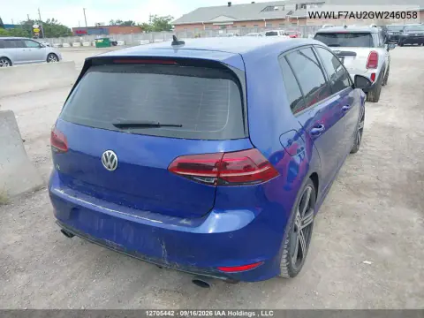 2016 Volkswagen Golf R VIN WVWLF7AU2GW246058 фото 4