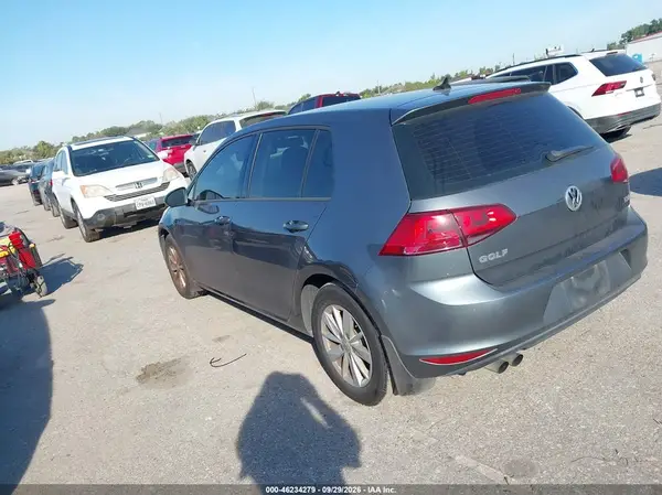 3VW217AUXGM042194 — 2016 Volkswagen GOLF, фото 3 с аукциона IAAI, Естественный износ