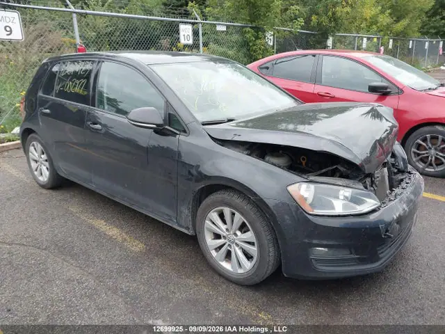 3VW117AU0HM002977 — 2017 Volkswagen GOLF, Передняя часть (Front), фото до ремонта