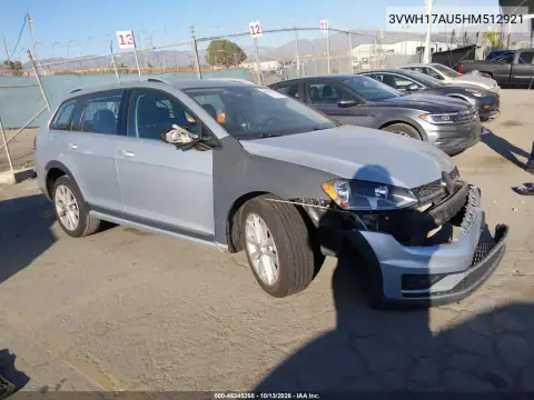 3VWH17AU5HM512921 — 2017 Volkswagen GOLF, Неизвестные повреждения, фото до ремонта