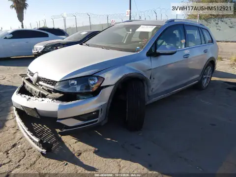 3VWH17AU5HM512921 — 2017 Volkswagen GOLF, фото 2 с аукциона IAAI, Не указано