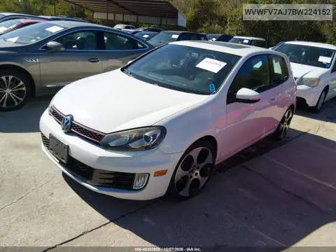 2011 Volkswagen Gti 2-Door VIN WVWFV7AJ7BW224152 фото 2