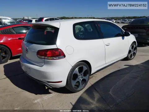 2011 Volkswagen Gti 2-Door VIN WVWFV7AJ7BW224152 фото 4