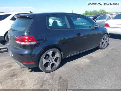 2012 Volkswagen Gti 2-Door VIN WVWEV7AJ3CW342826 фото 5