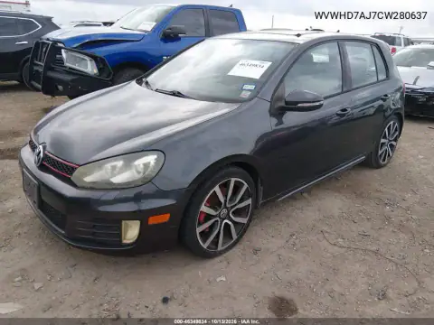 WVWHD7AJ7CW280637 — 2012 Volkswagen GTI, фото 2 с аукциона IAAI 20.10.2026, Естественный износ