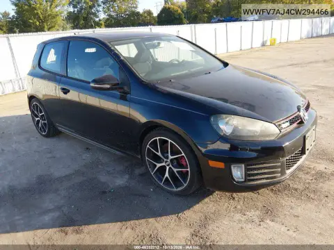 WVWFV7AJ4CW294466 — 2012 Volkswagen GTI, Естественный износ, фото до ремонта