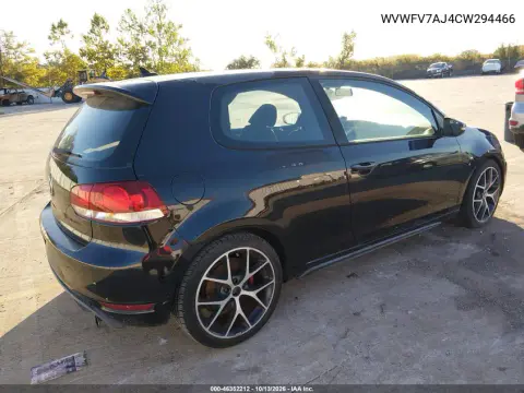 WVWFV7AJ4CW294466 — 2012 Volkswagen GTI, Естественный износ, фото до ремонта