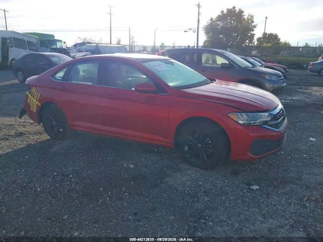 2022 Volkswagen Jetta 1.5t Se VIN 3VW7M7BUXNM010631 фото 1
