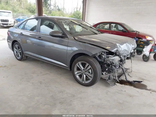 3VWEM7BUXRM041410 — 2024 Volkswagen Jetta 1.5T SE, Передняя часть (Front End), фото до ремонта