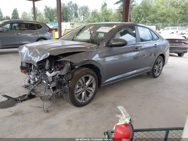 3VWEM7BUXRM041410 — 2024 Volkswagen Jetta 1.5T SE, фото 2 с аукциона IAAI 30.09.2026, Передняя часть