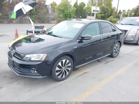 2016 Volkswagen Jetta Hybrid Sel Premium VIN 3VW637AJ1GM227137 фото 2