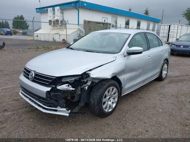 3VW2K7AJ8FM334153 — 2015 Volkswagen Jetta S, фото 2 с аукциона IAAI 14.10.2026, Передняя часть