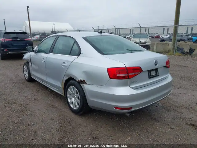 3VW2K7AJ8FM334153 — 2015 Volkswagen Jetta S, фото 3 с аукциона IAAI 14.10.2026, Передняя часть