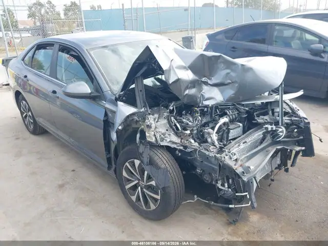3VW5W7BU9TM057342 — 2026 Volkswagen Jetta S, Передняя часть (Front End), фото до ремонта