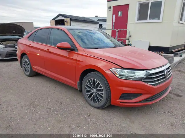 3VWE57BU8KM025130 — 2019 Volkswagen Jetta SEL, Град (Hail), фото до ремонта