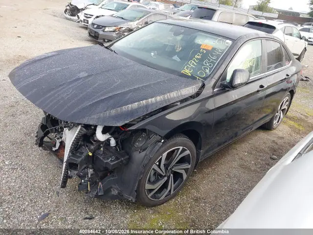 3VWGX7BU2SM097783 — 2025 Volkswagen Jetta SEL, фото 2 с аукциона IAAI 14.10.2026, Передняя часть