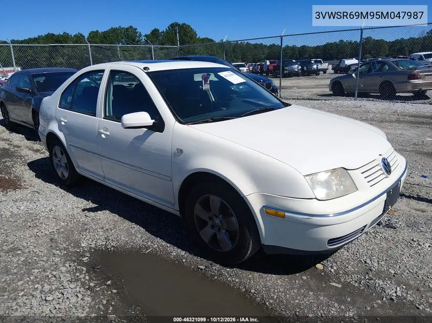 2005 Volkswagen Jetta Gls Tdi VIN 3VWSR69M95M047987 фото 2