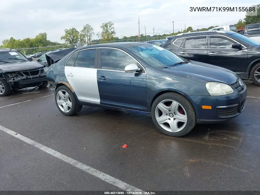 3VWRM71K99M155688 — 2009 Volkswagen Jetta, фото 2 с аукциона IAAI, Не указано