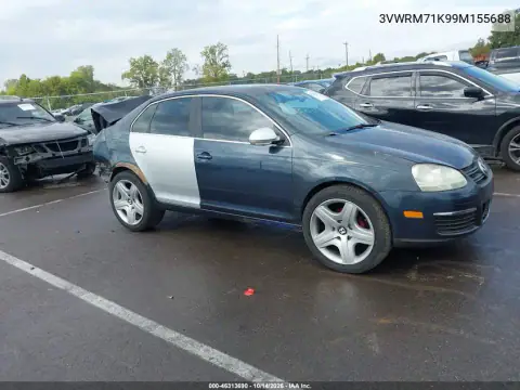 3VWRM71K99M155688 — 2009 Volkswagen Jetta, Не указано, фото до ремонта