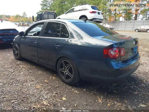2009 Volkswagen Jetta Se VIN 3VWRZ71K99M152078 фото 4