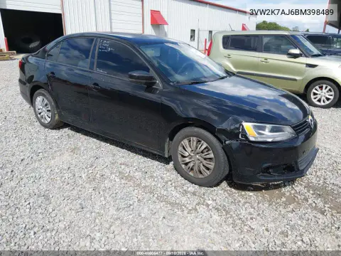 3VW2K7AJ6BM398489 — 2011 Volkswagen Jetta, Естественный износ, фото до ремонта