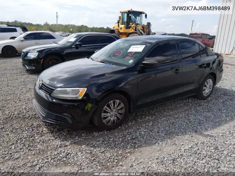 2011 Volkswagen Jetta 2.0L S VIN 3VW2K7AJ6BM398489 фото 3