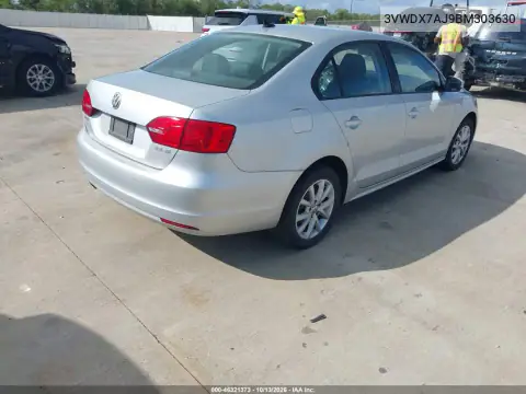 3VWDX7AJ9BM303630 — 2011 Volkswagen Jetta, фото 5 с аукциона IAAI, Естественный износ