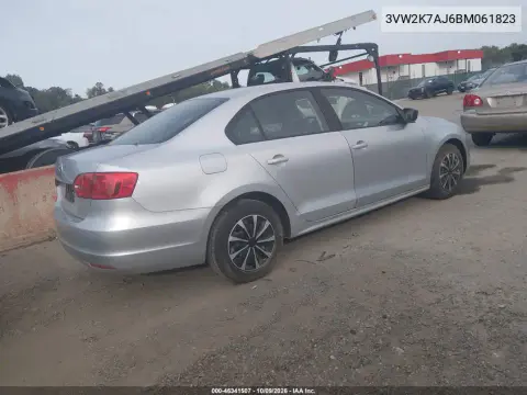 2011 Volkswagen Jetta 2.0L S VIN 3VW2K7AJ6BM061823 фото 4