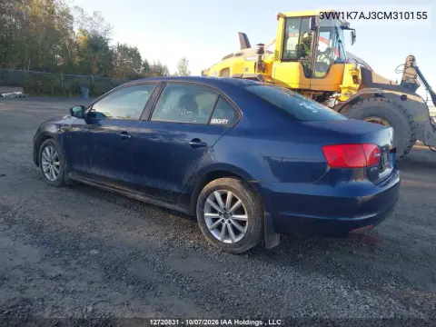 2012 Volkswagen Jetta S VIN 3VW1K7AJ3CM310155 фото 4
