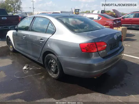 2012 Volkswagen Jetta 2.5L Se VIN 3VWDP7AJ9CM350934 фото 4