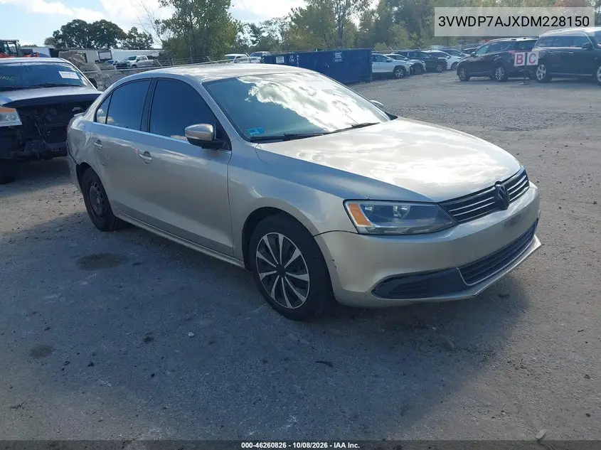 2013 Volkswagen Jetta 2.5L Se VIN 3VWDP7AJXDM228150 фото 2