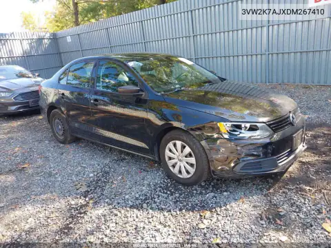 3VW2K7AJXDM267410 — 2013 Volkswagen Jetta, Левая / Правая сторона, фото до ремонта